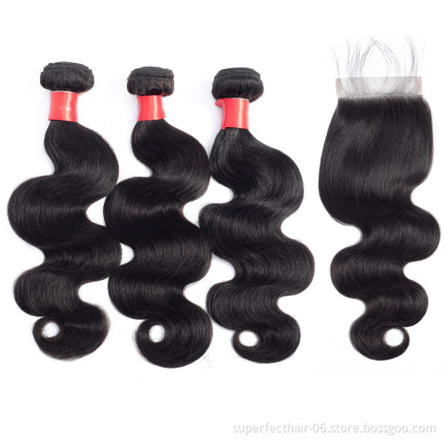 Body Wave Bundles Hair Vendors Wholesale Unprocessed Brazilian Remy Virgin Human Hair Body Wave Hair Bundles